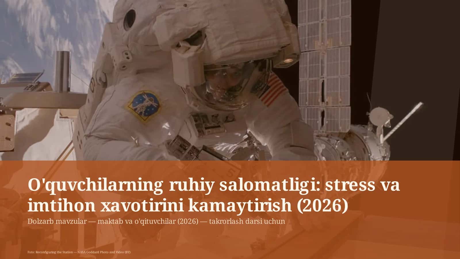 Dolzarb mavzular — maktab va o'qituvchilar