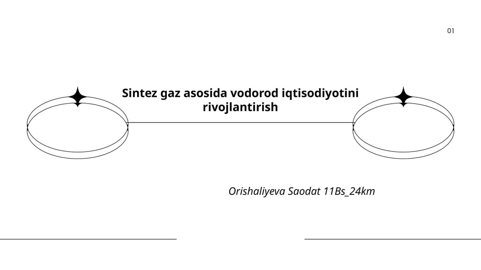 Sintez gaz asosida vodorod iqtisodiyotini rivojlantirish