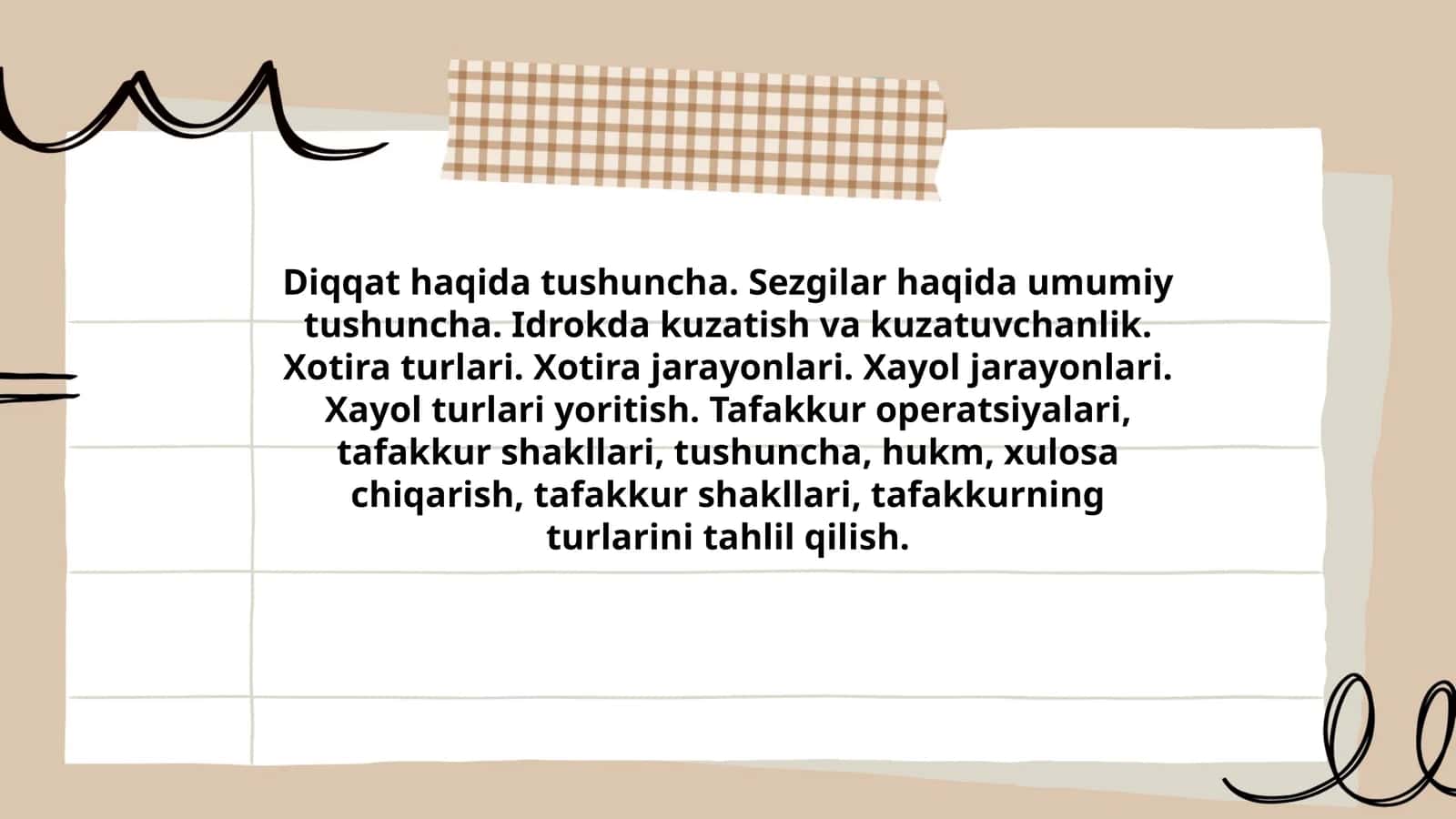 Tafakkur shakllari va turlari