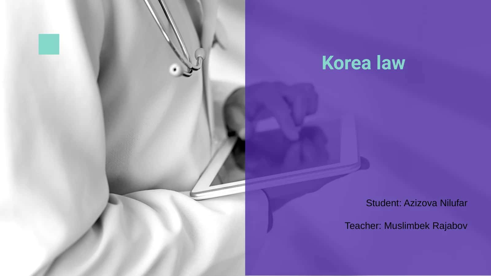 Korean Law