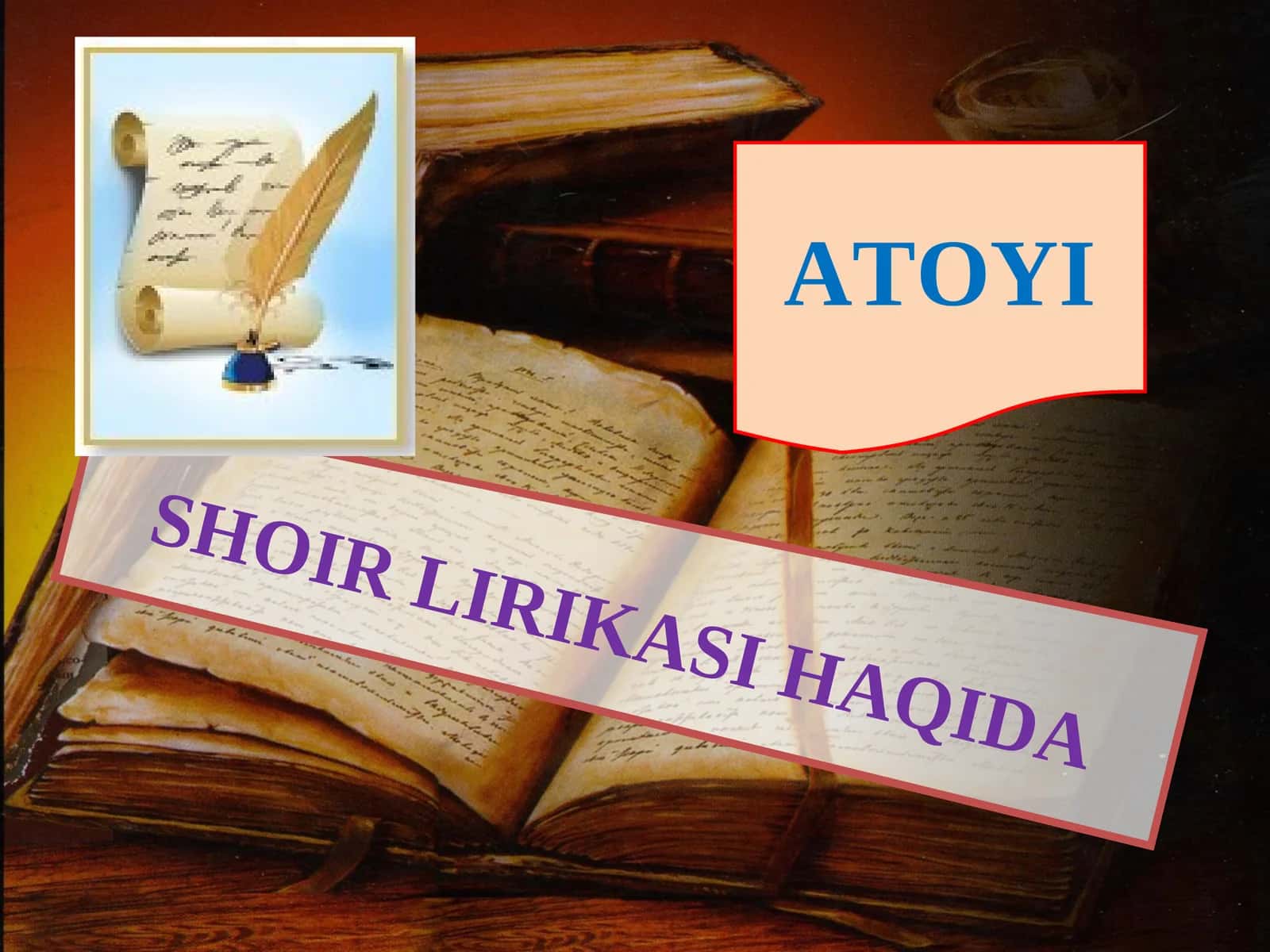 ATOYI- LIRIK SHOIR