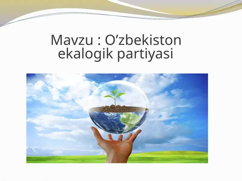 O’zbekistonekalogikpartiyasi