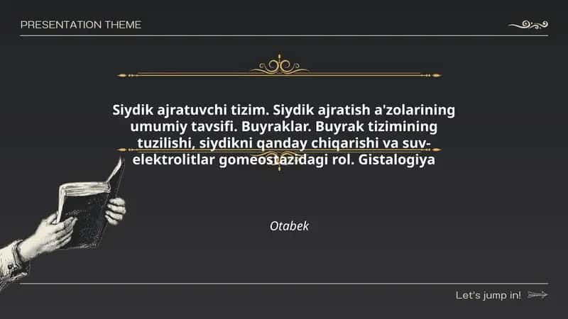 Siydik ajratuvchi tizim