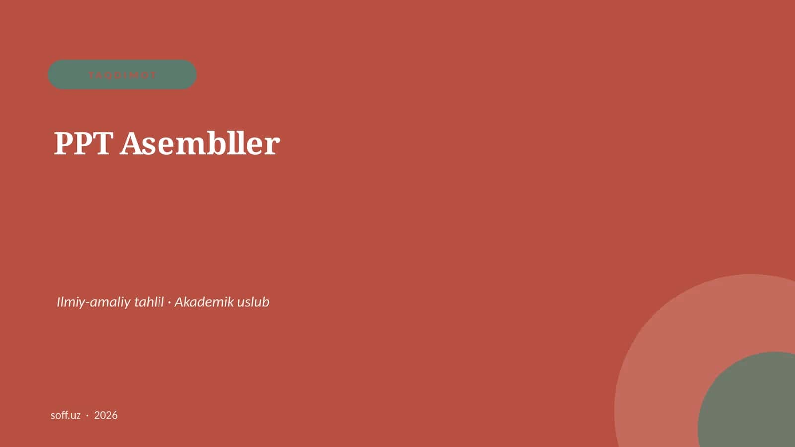 PPT Asembller