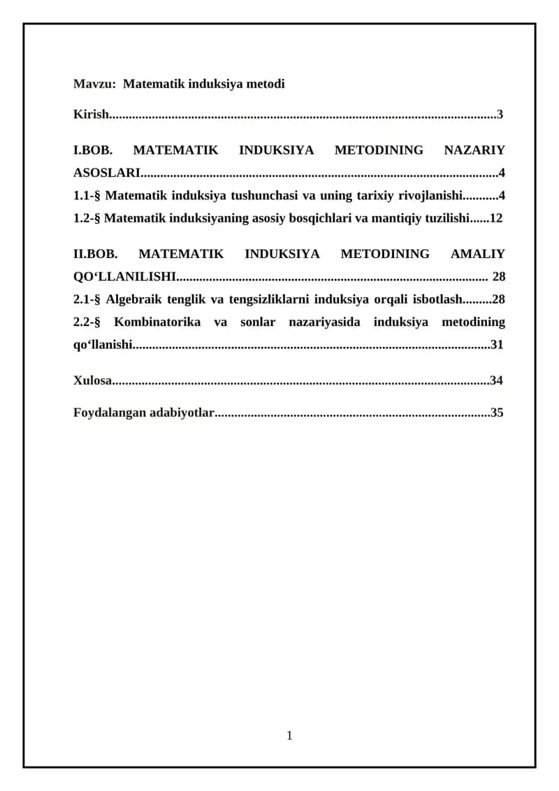 Matematik induksiya metodi