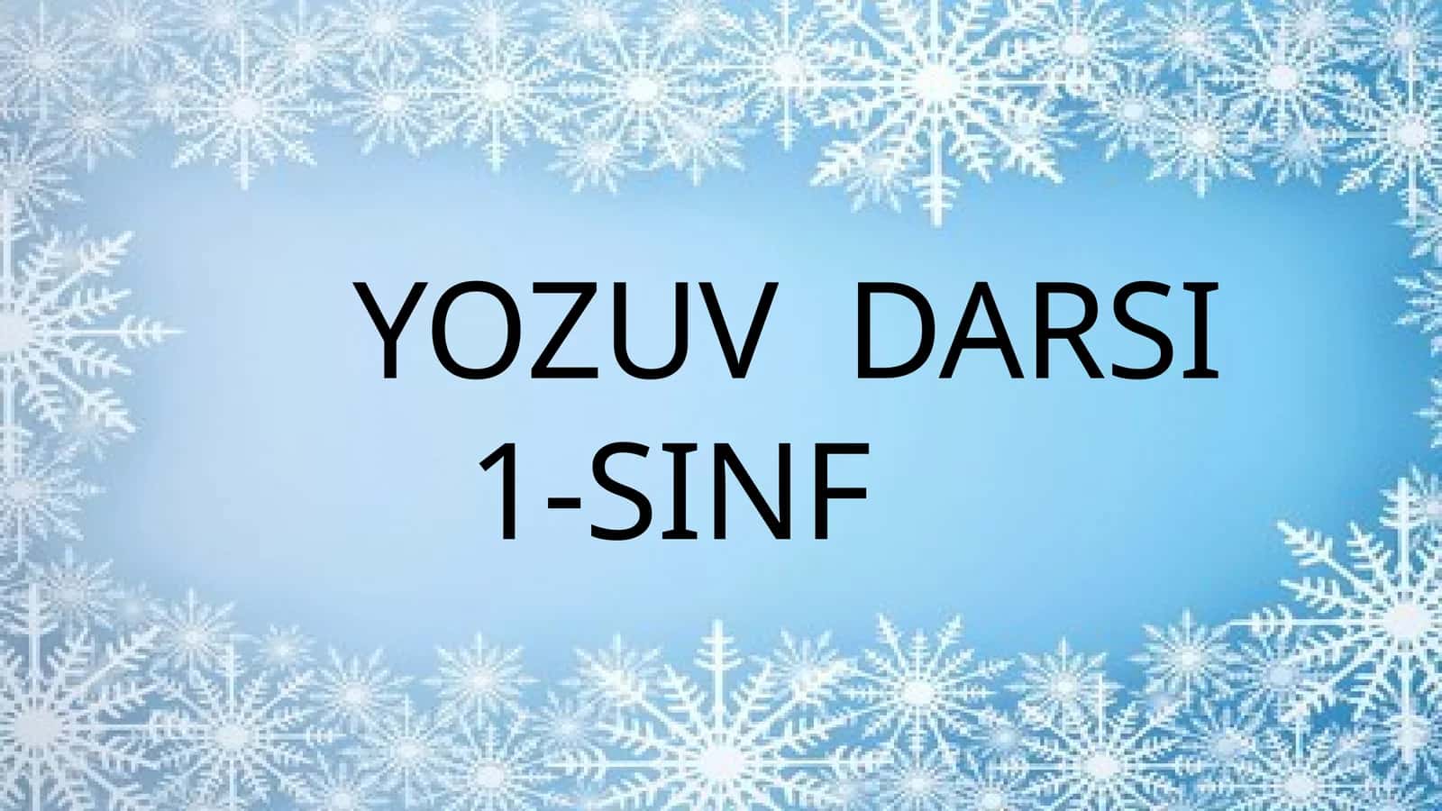 BoshG‘harfi