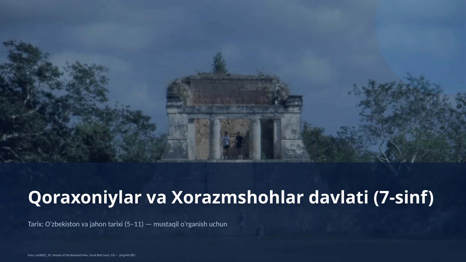 Qoraxoniylar va Xorazmshohlar davlati (7-sinf)
