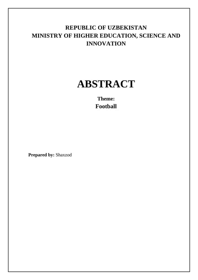Football: Challenges and Opportunities