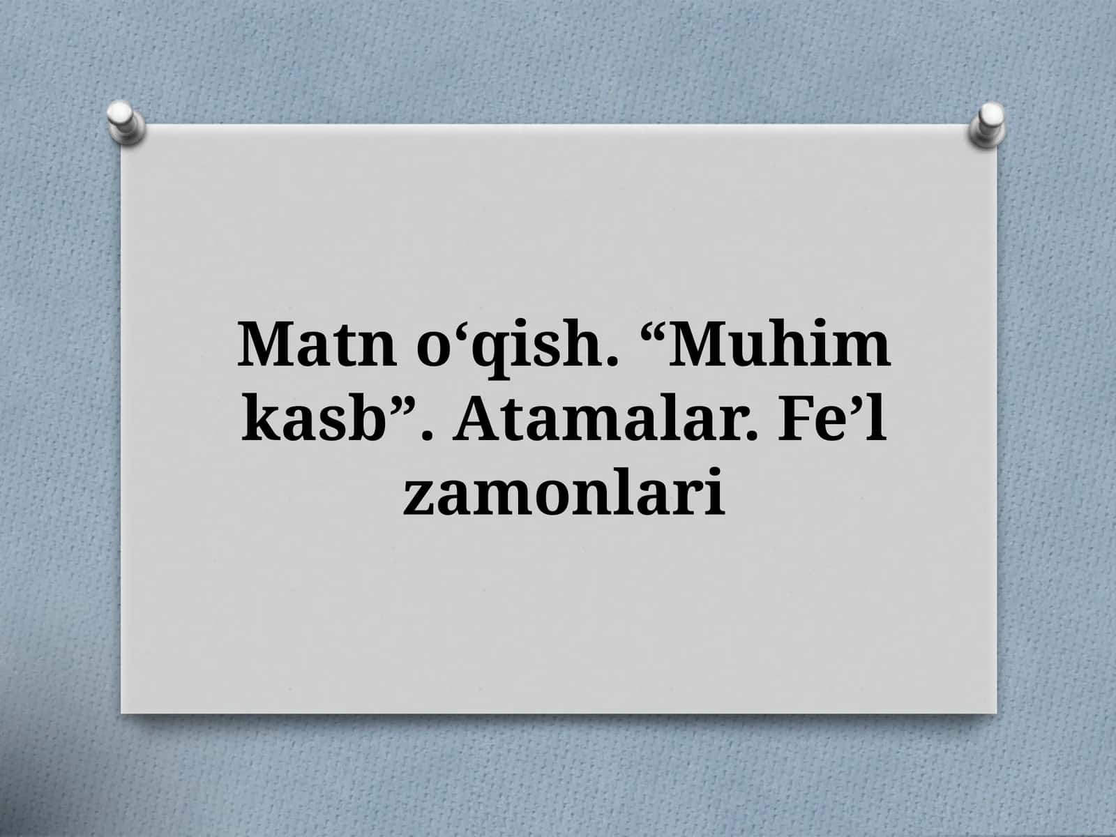 MUHIM KASB