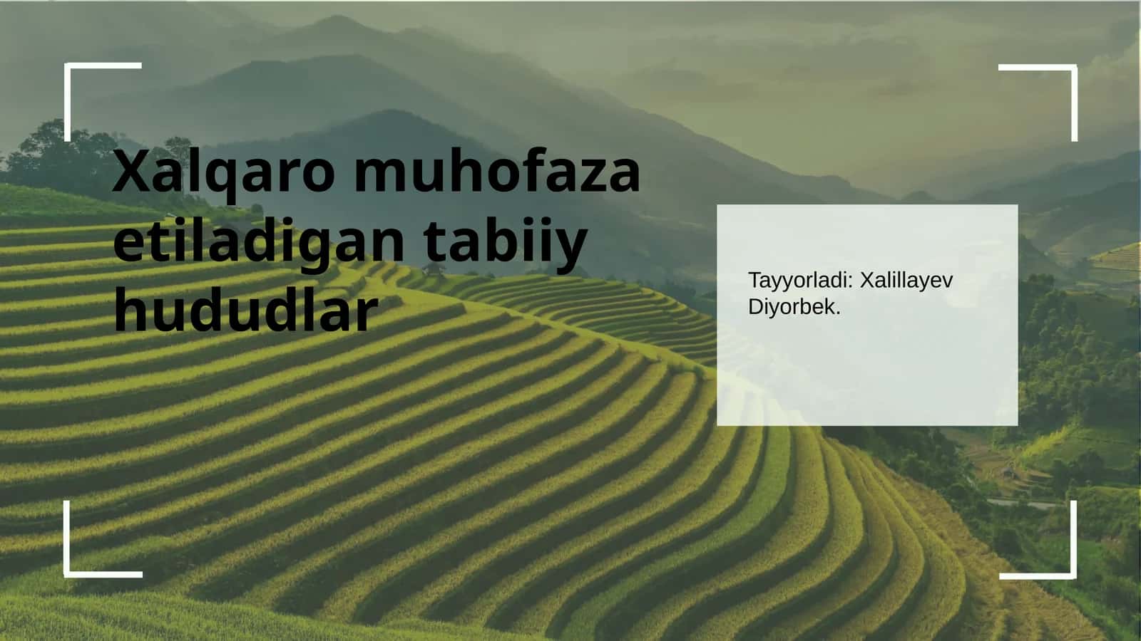 Xalqaro muhofaza etiladigan tabiiy hududlar