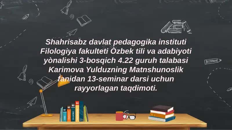 "MASNAVIY MA'NAVIY" SHARHI