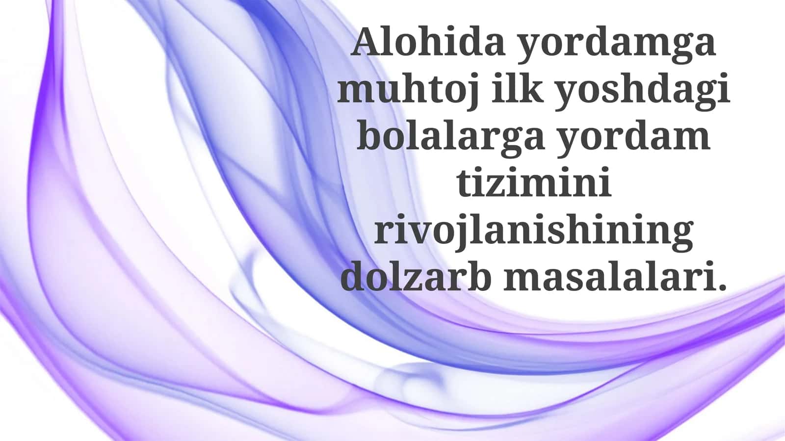 Bolalargayordam tizimi