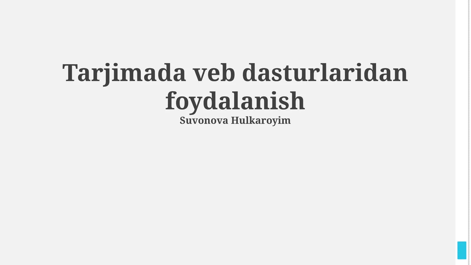 Veb Ilova Tanlash va Samarali Foydalanish