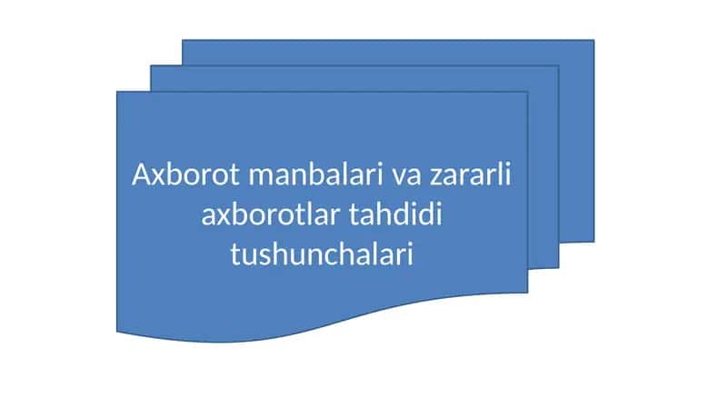 Axborot manbalari