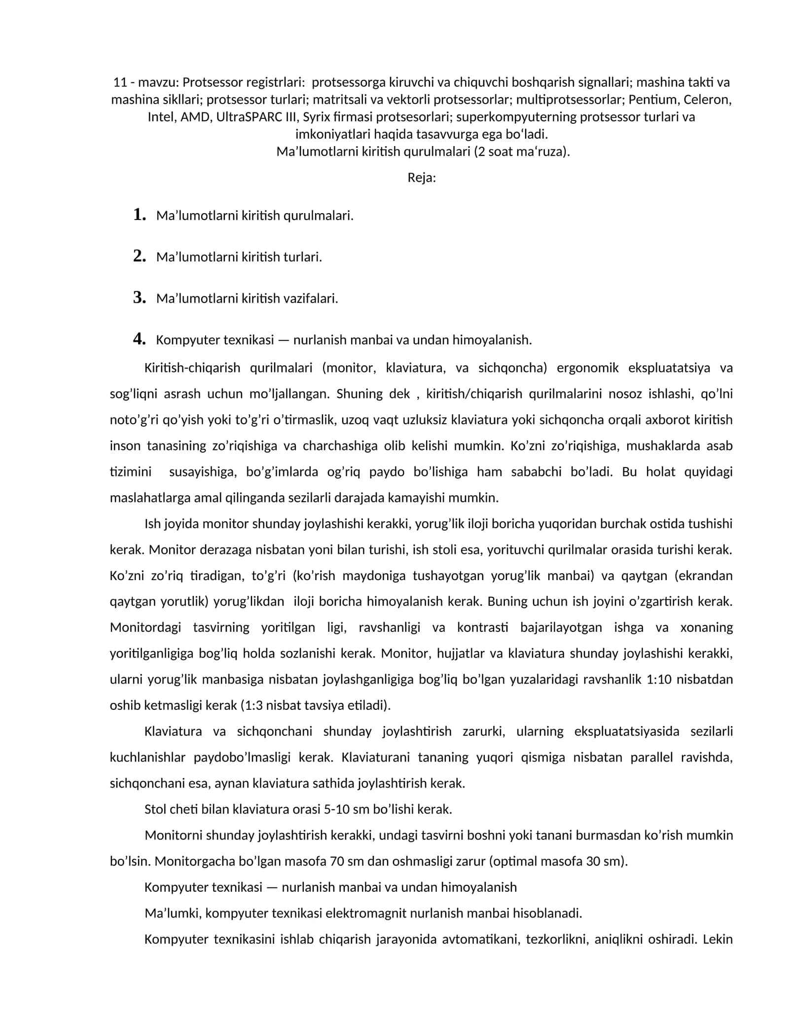 Protsessor registrlari