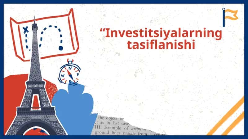 Investitsiyalarning tasiflanishi