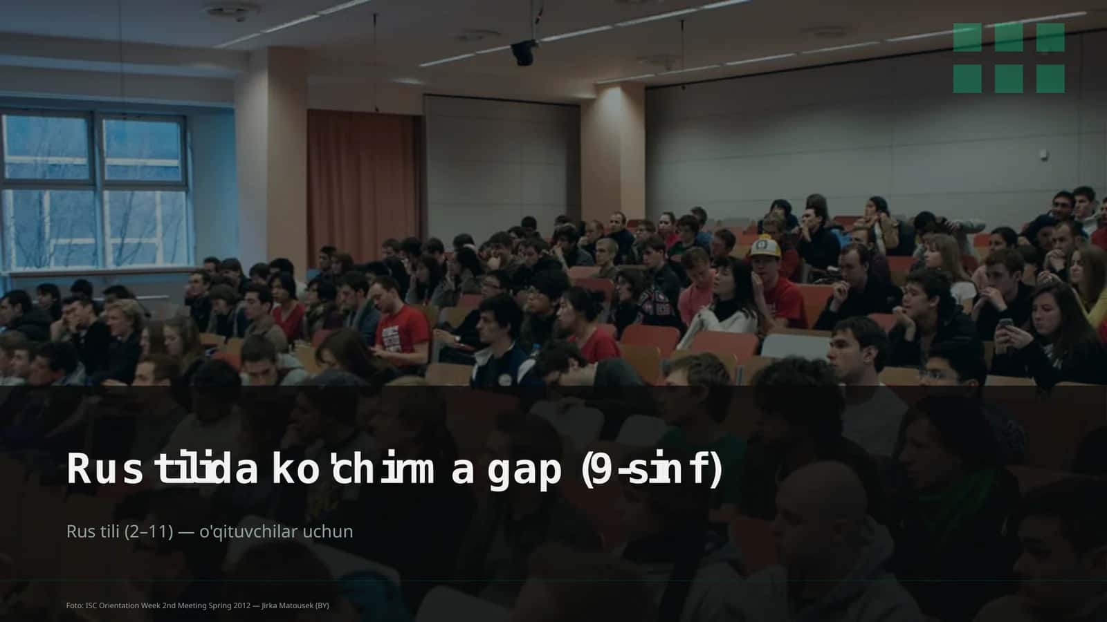Rus tilida ko'chirma gap (9-sinf)