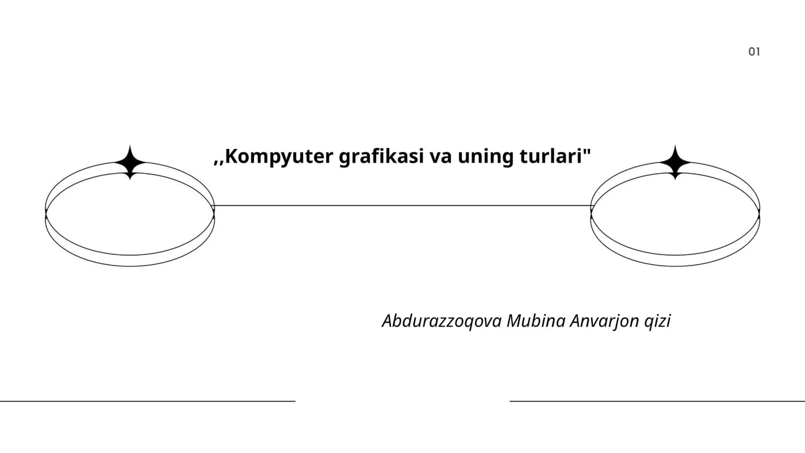 Kompyuter grafikasi va uning turlari