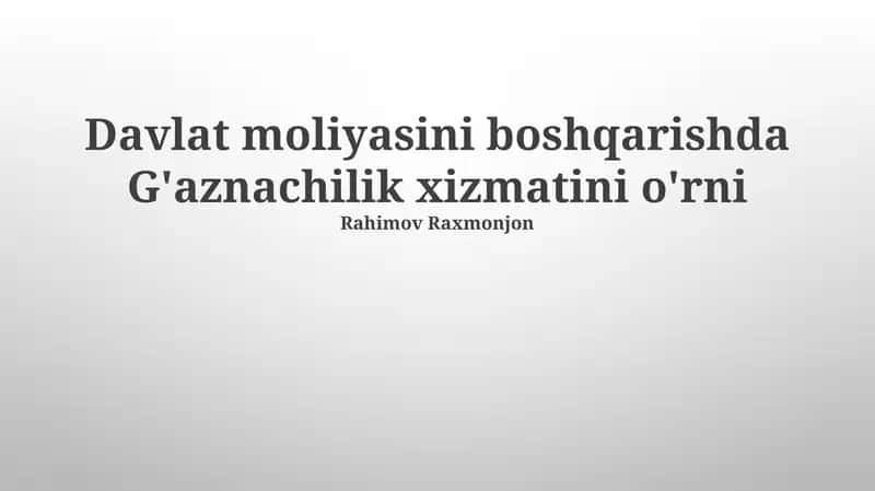 G'azna xizmati