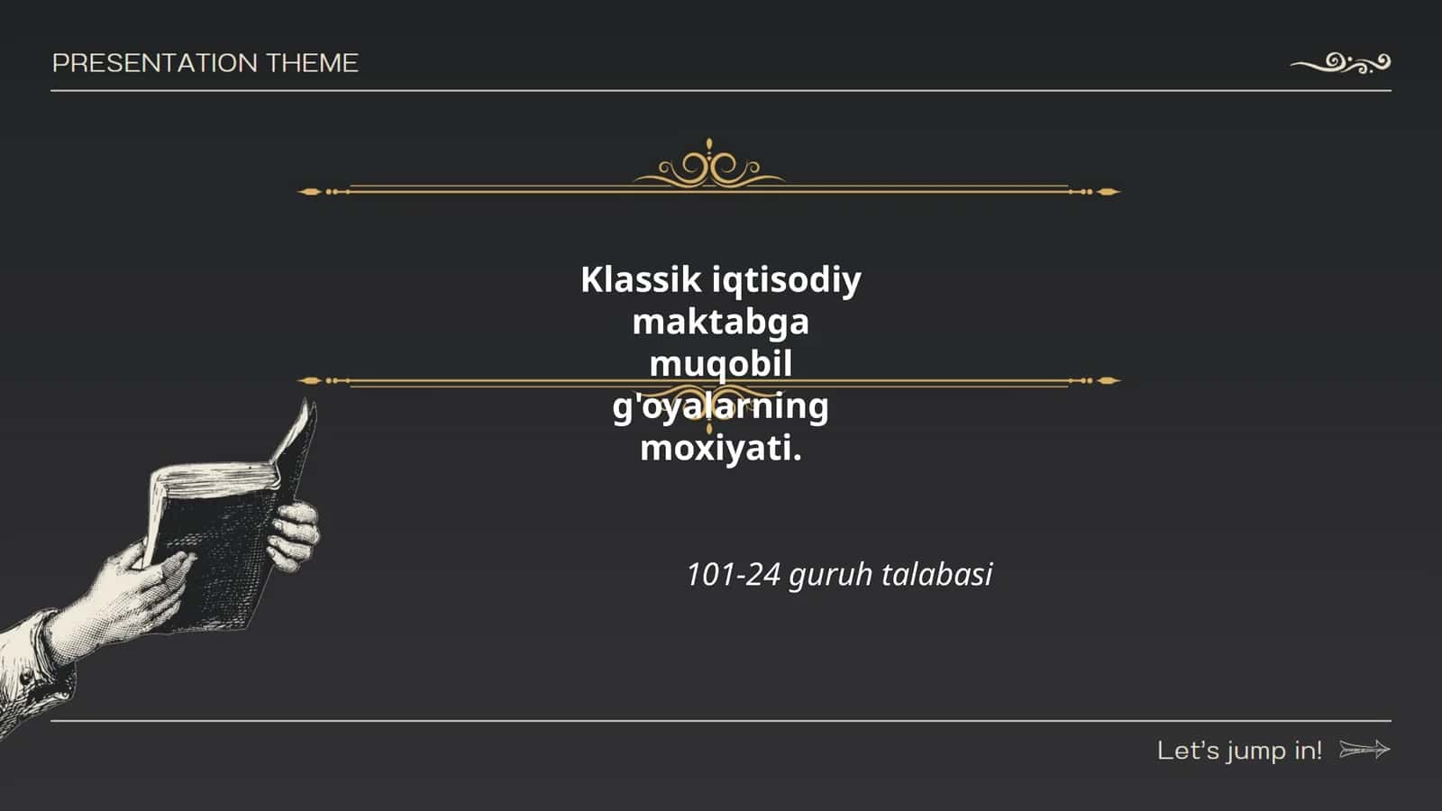 Klassik iqtisodiy maktabning asosiy tamoyillari