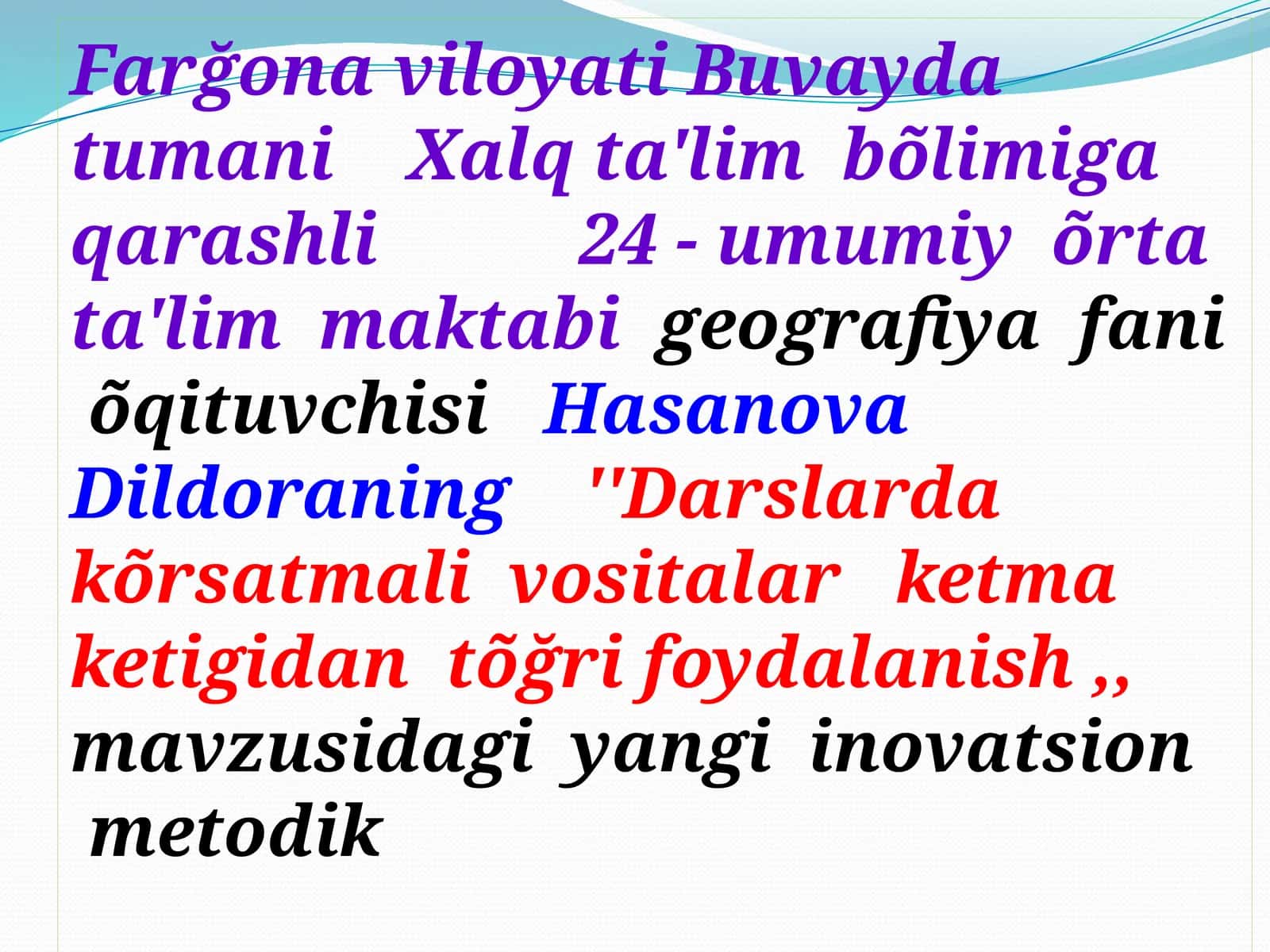 6-sinf Tabiiy fan Tirik organizmlarning oziqlanishi dars ishlanma O'qituvchilarga / 6-11 Sinf Dars ishlanmalar