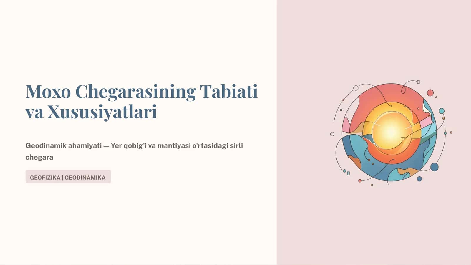 Moxo Chegarasining Tabiati va Xususiyatlari