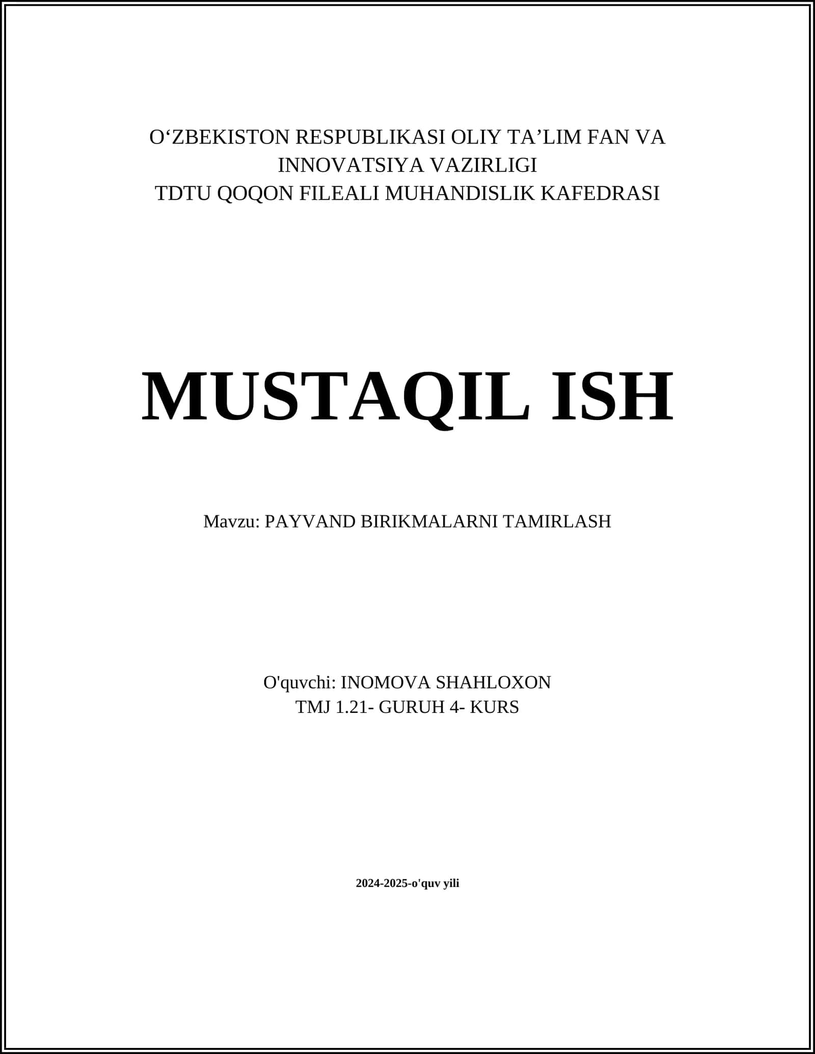PAYVAND TEXNOLOGIYALARI