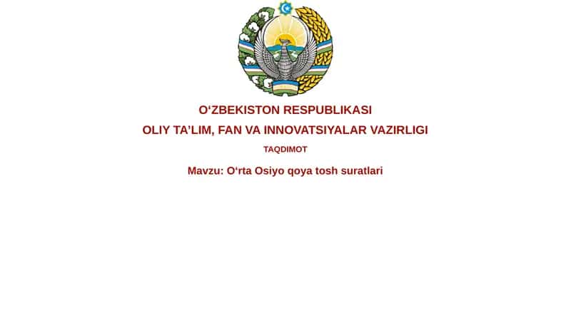 Oʻrta Osiyo qoyatoshi rasmlari