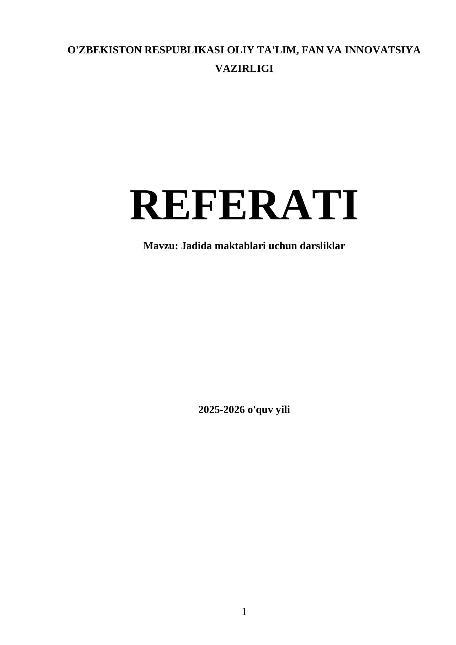 Jadida maktablari uchun darsliklar