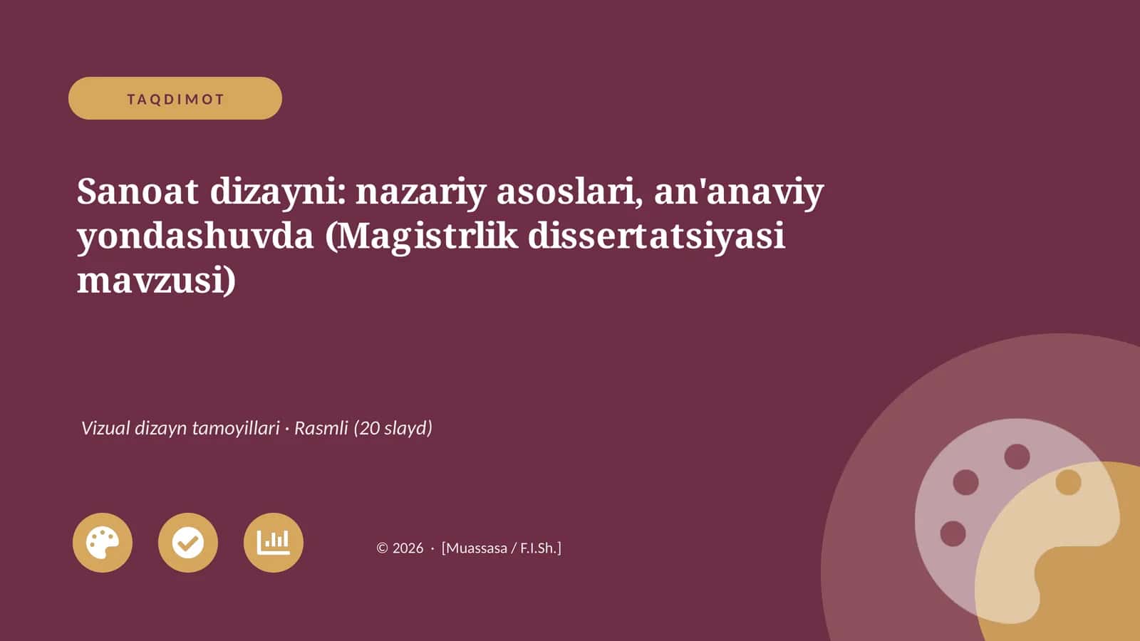 Sanoat dizayni: nazariy asoslari, an'anaviy yondashuvda