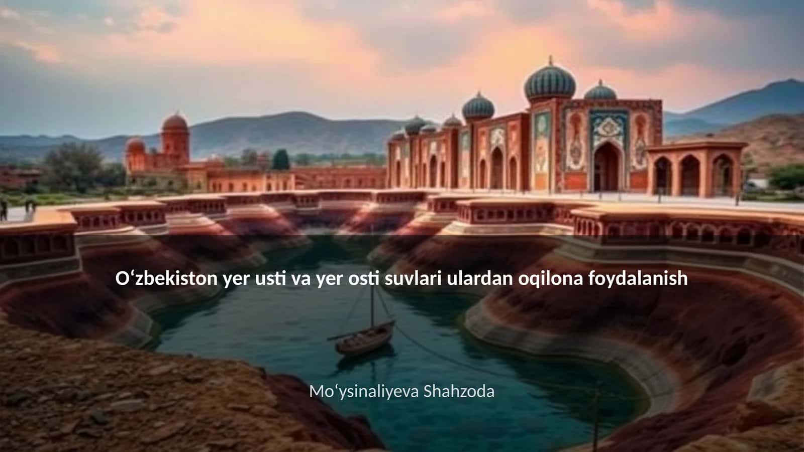 Oʻzbekiston yer usti va yer osti suvlari