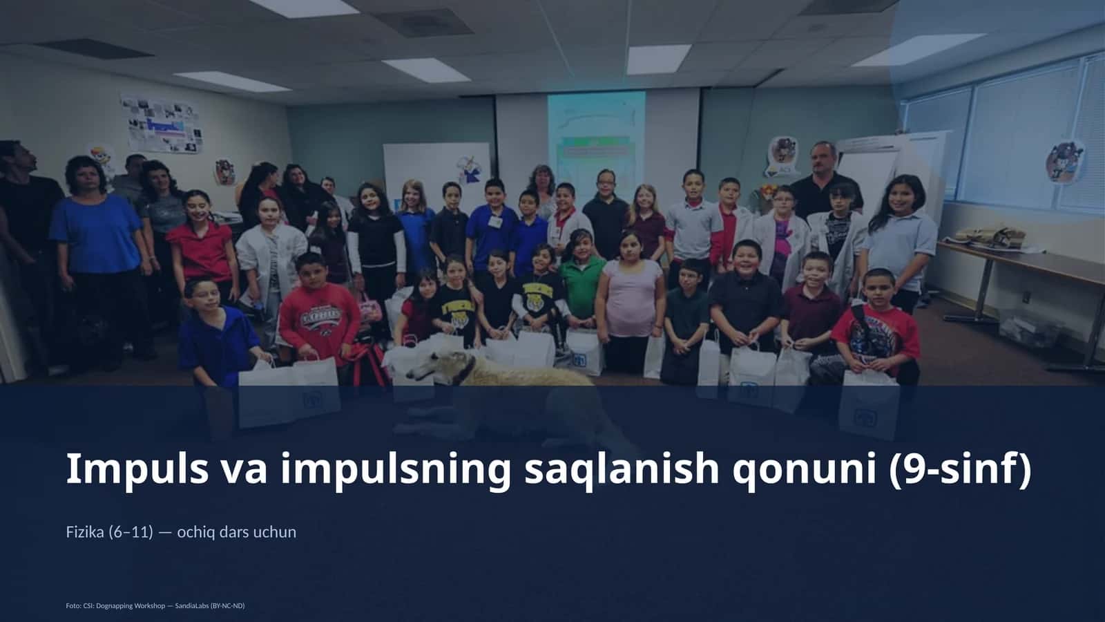 Impuls va impulsning saqlanish qonuni (9-sinf)