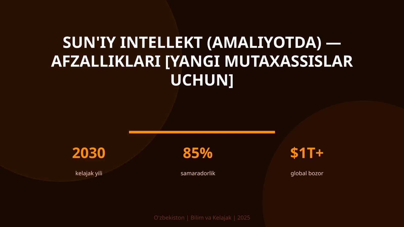 Sun'iy intellekt (amaliyotda) — afzalliklari [yangi mutaxassislar uchun]