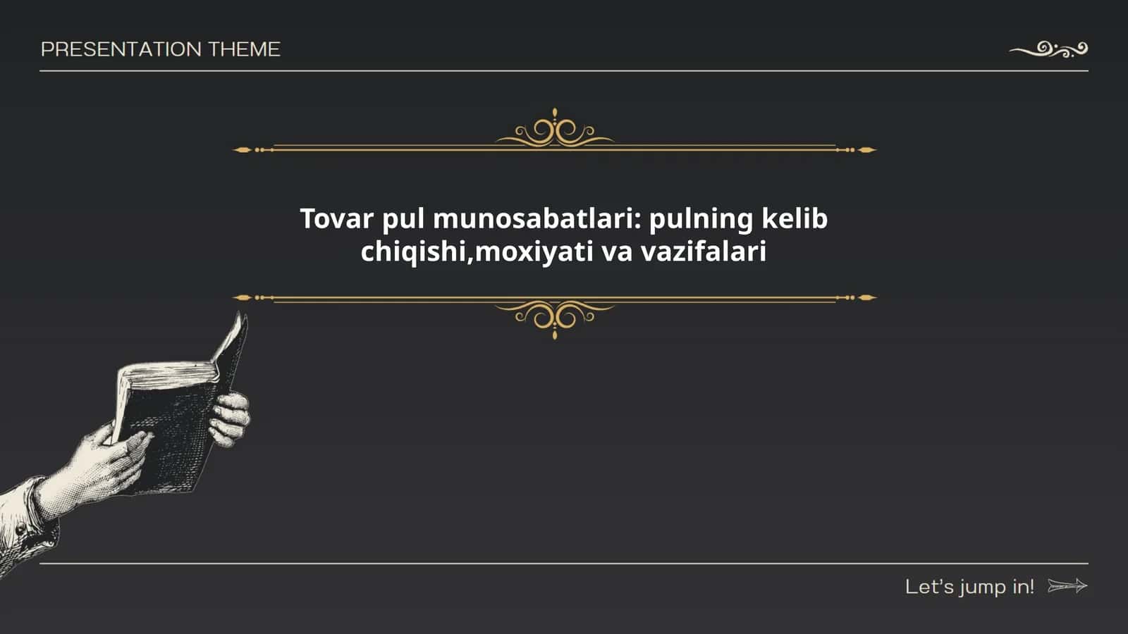 Tovar-pul munosabatlari