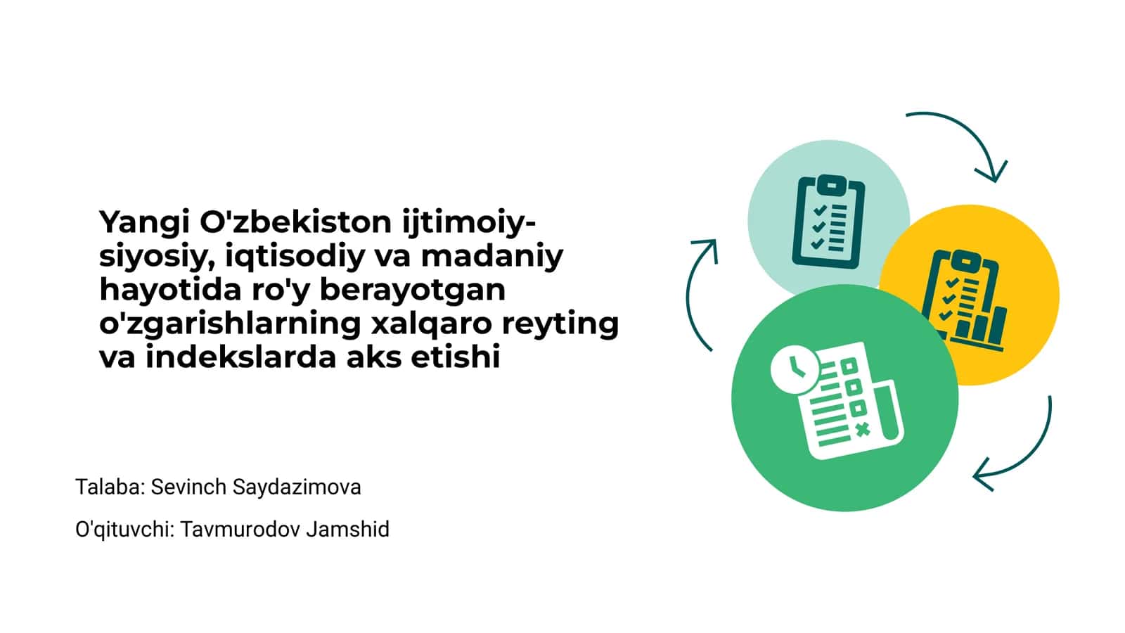 Yangi O'zbekiston: Umumiy Ko'rinish