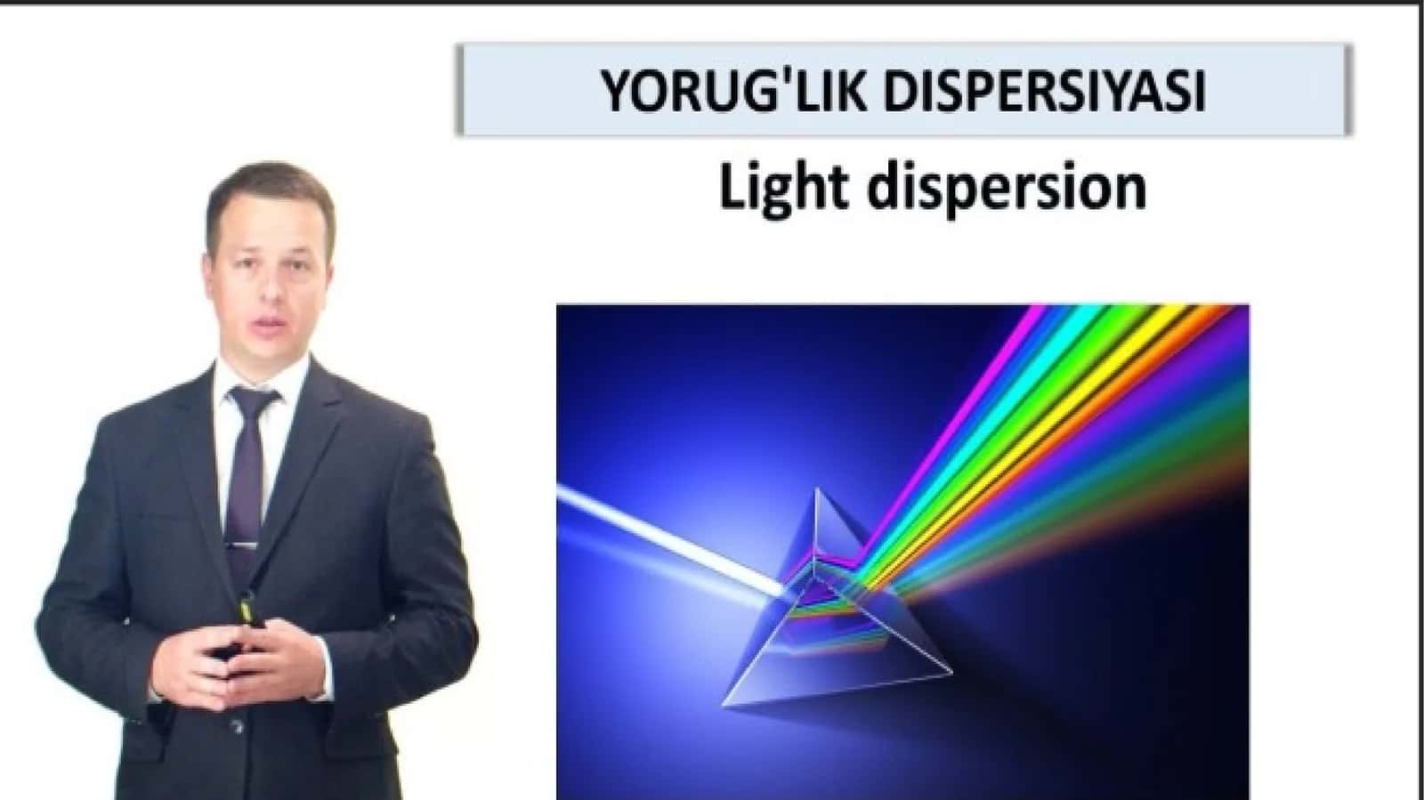 Yorug’likning dispersiyasi