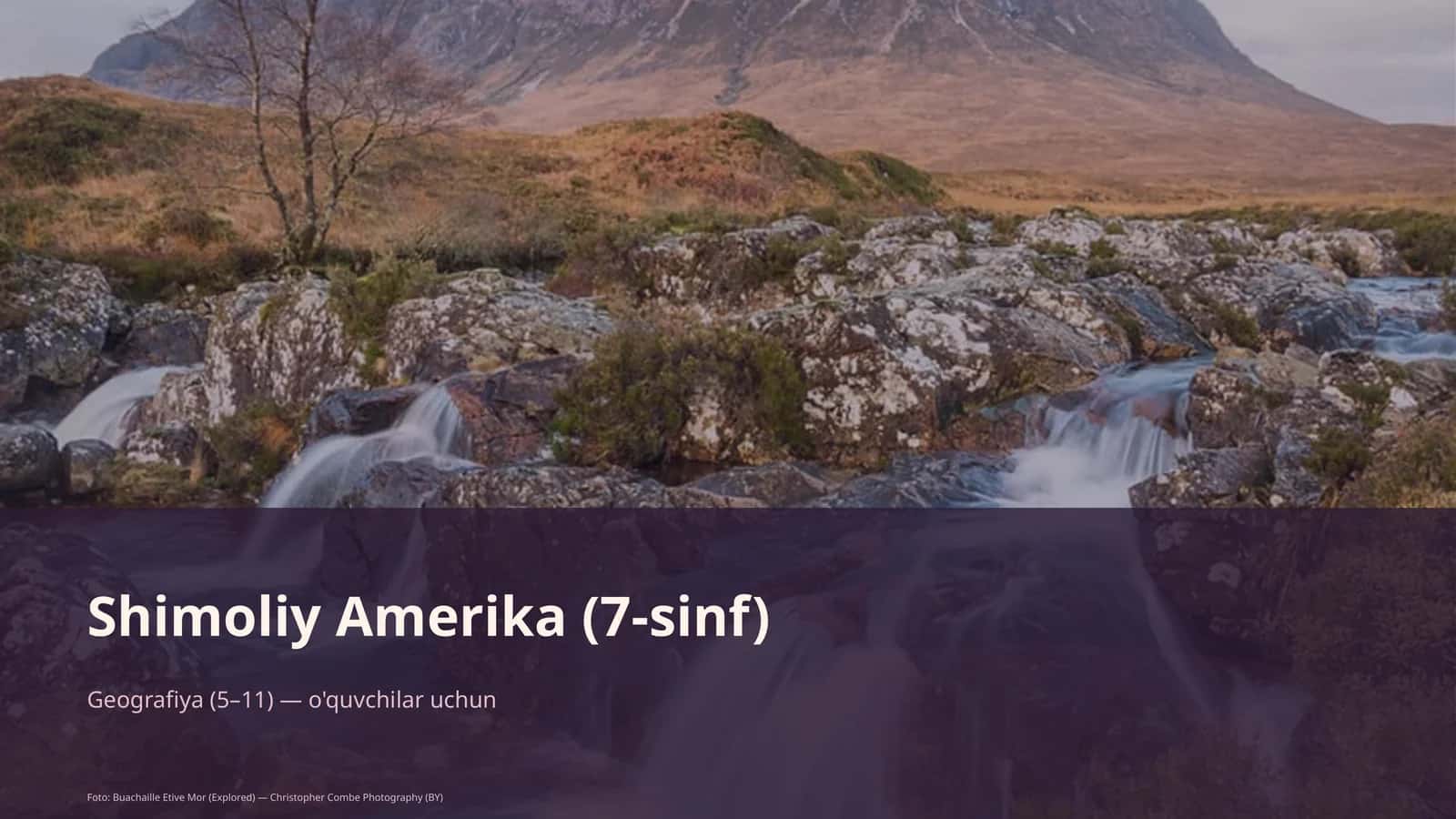 Shimoliy Amerika (7-sinf)
