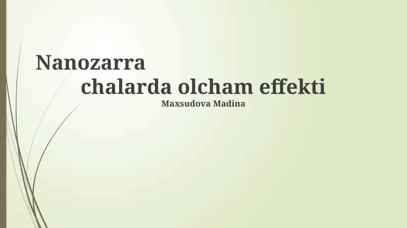 Nanozarra
