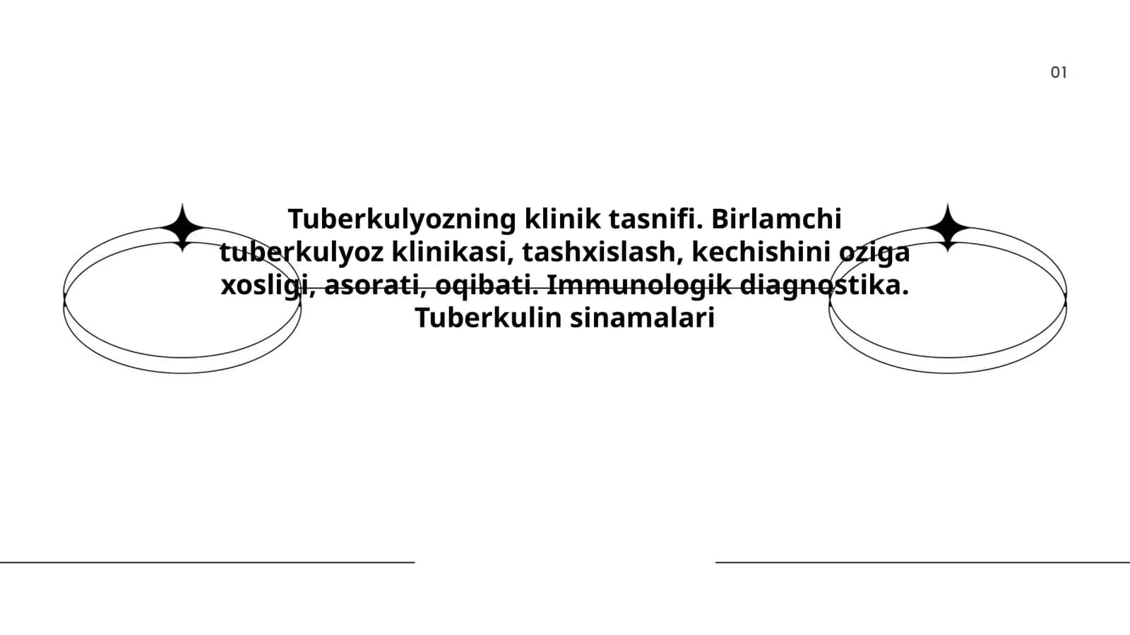 Tuberkulyozning klinik tasnifi