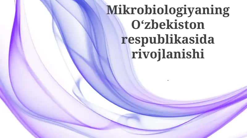 O'zbekistonda Qishloq xo'jaligi Mikrobiologiyasi