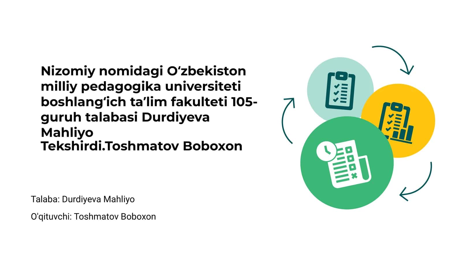 Oʻzbekiston milliy pedagogika universiteti haqida