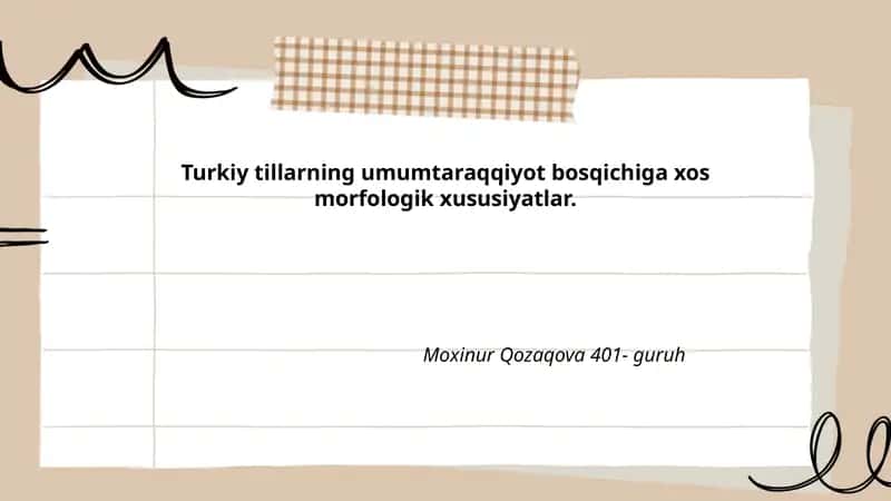 Agglutinativ morfologiya va qo'shimcha zanjirlari