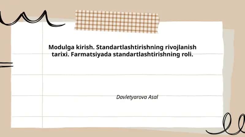 Modulga kirish