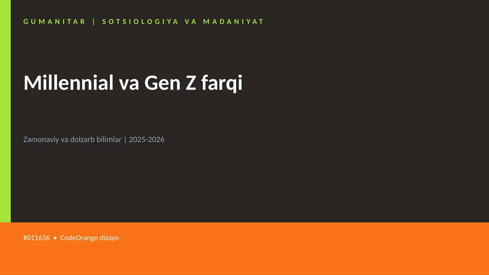 Millennial va Gen Z farqi