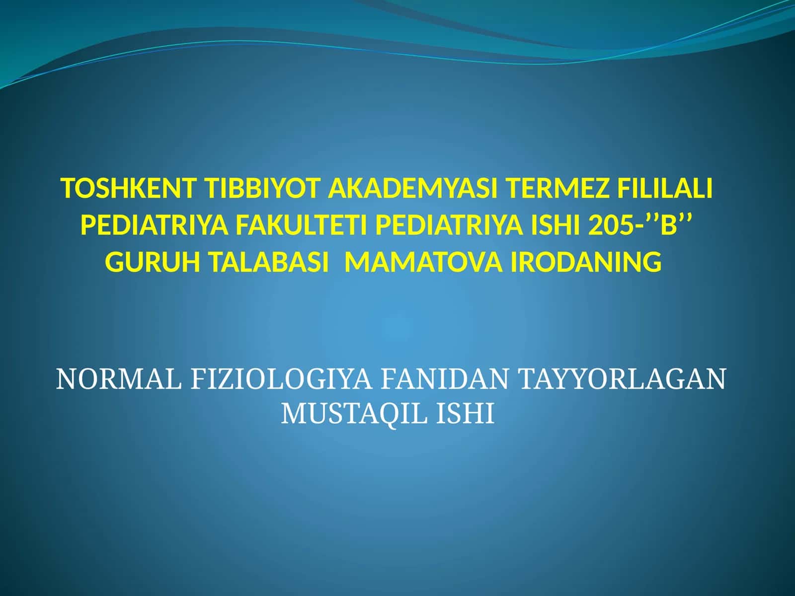 KAMQONLIK. GEMOSTAZ. QON GURUHLARI.REZUS- FAKTOR.QON QUYISH ASOSLARI