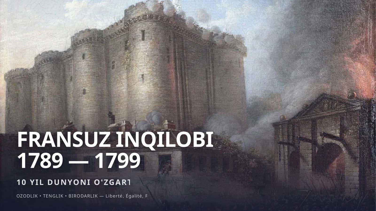 FRANSUZ INQILOBI 1789-1799
