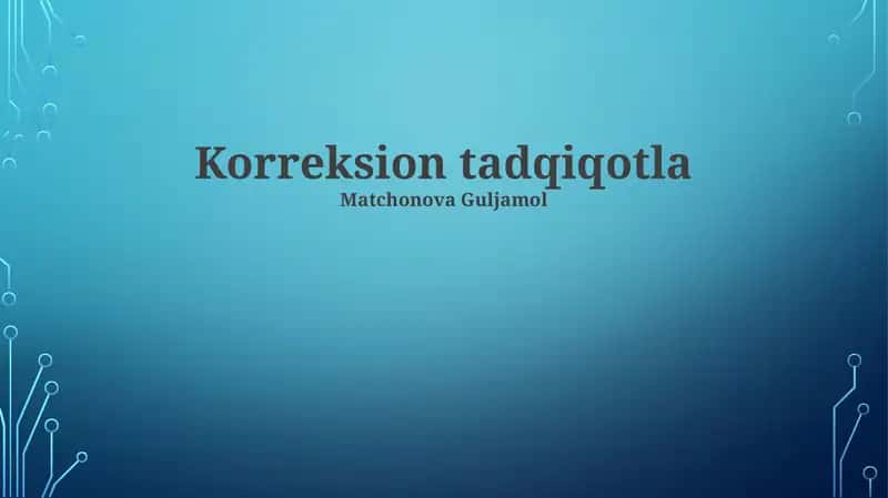 Tuproqning Kimyoviy Xususiyatlari