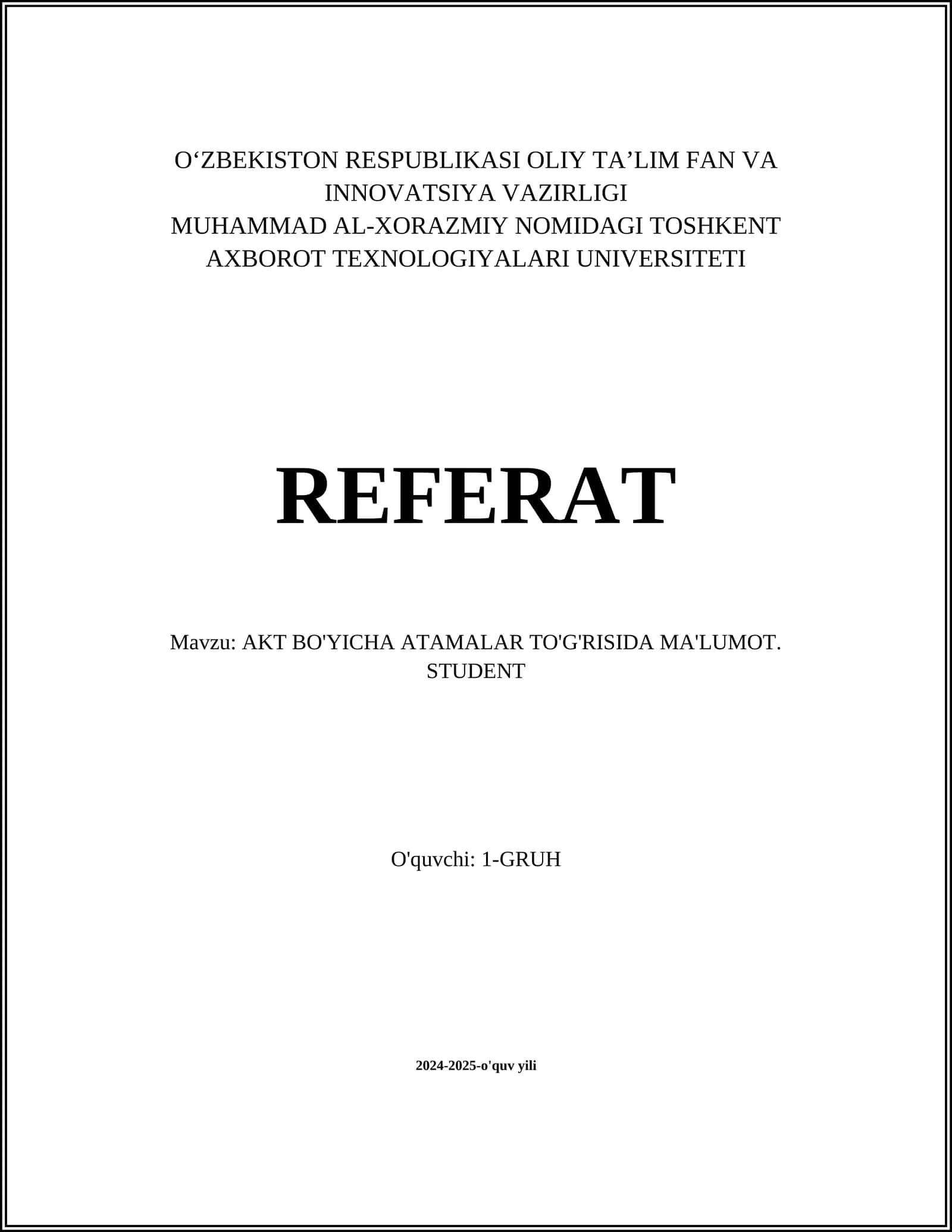 AKT va ta'lim