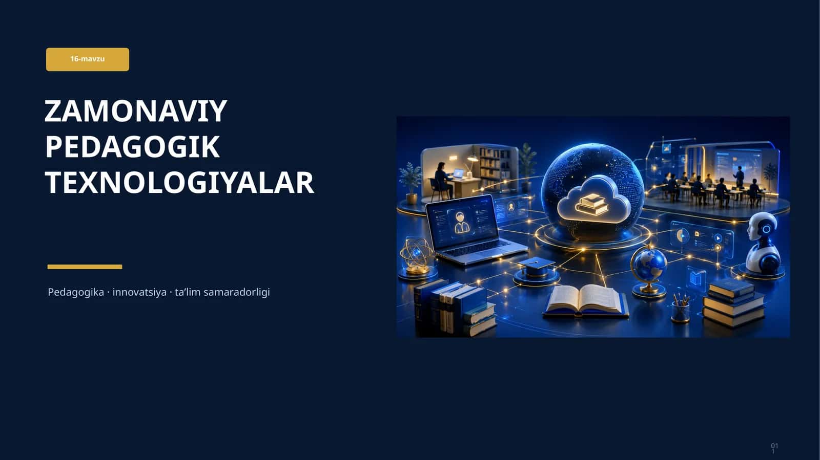 ZAMONAVIY PEDAGOGIK TEXNOLOGIYALAR