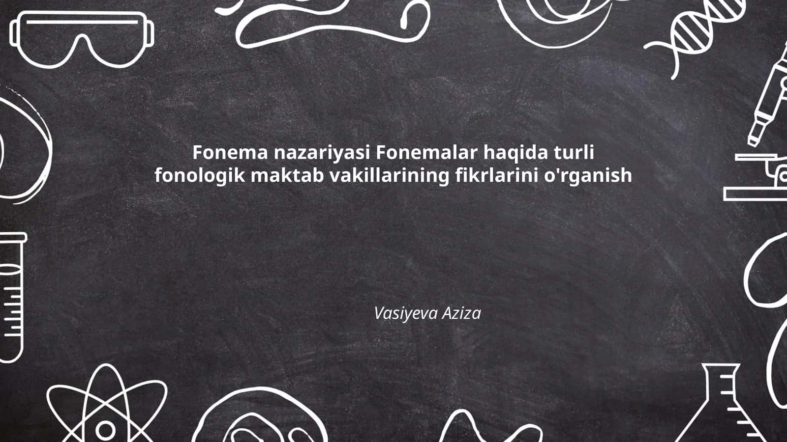 Fonema nazariyasi